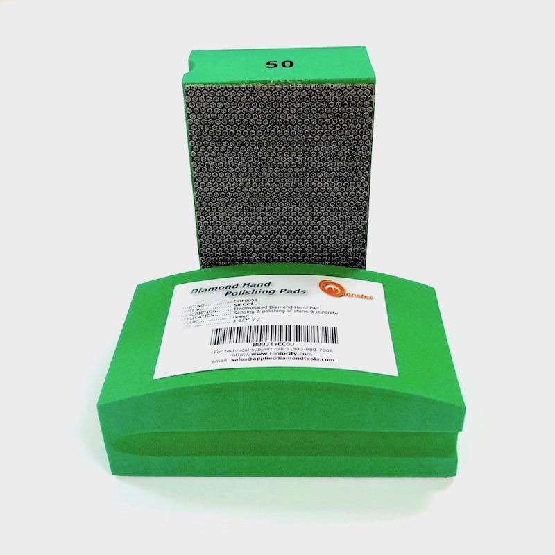 Diamond Hand Polishing Pad 50 Grit